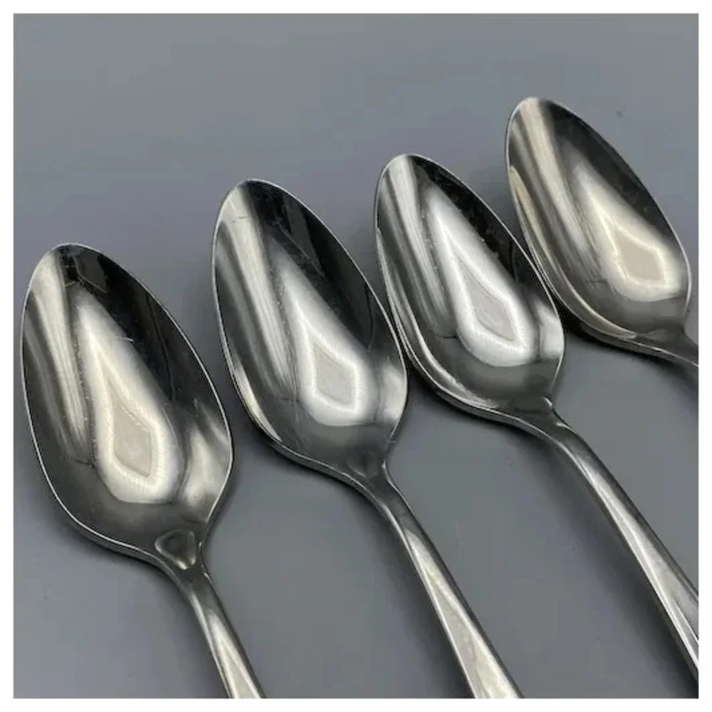Oneida Community MY‎ ROSE Teaspoons 4pcs Stainless Spoons